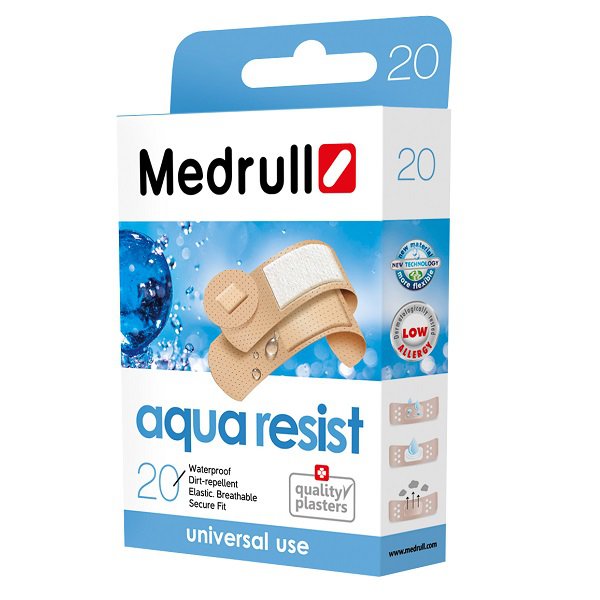 Лейкопластырь MEDICAL SUPPLIES Bactericidal adhesive plaster `Aqua resist` Waterproof N20